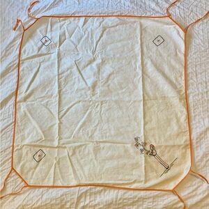 Vintage Handstitched Cardtable Cover
